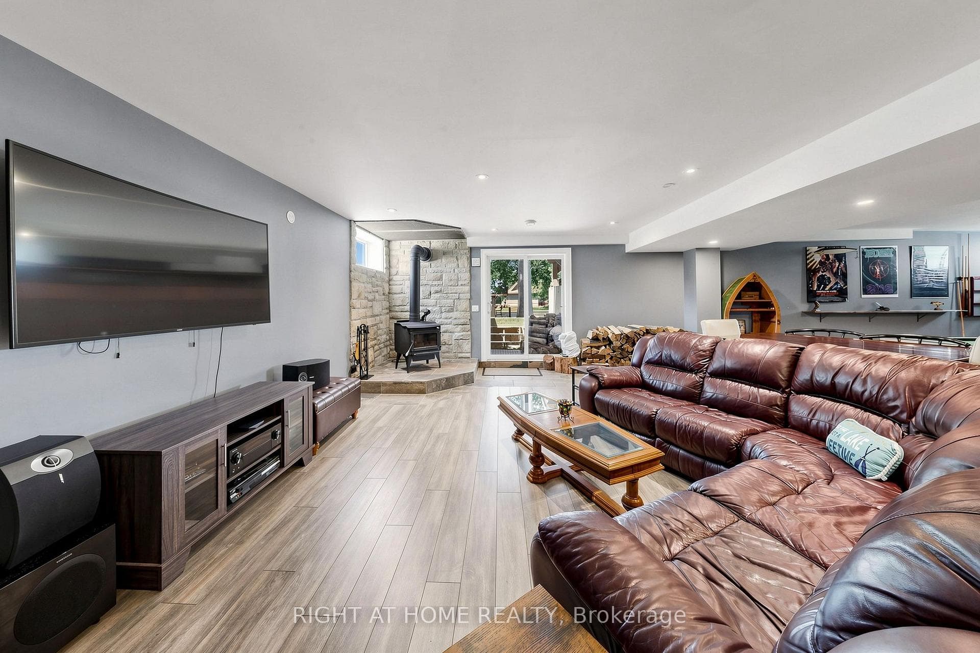 WOOD BURNING STOVE GIVES ECONMICAL HEAT IN WINTER