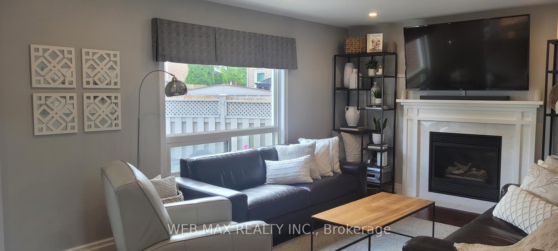 motororized blinds in family room hardwood floors