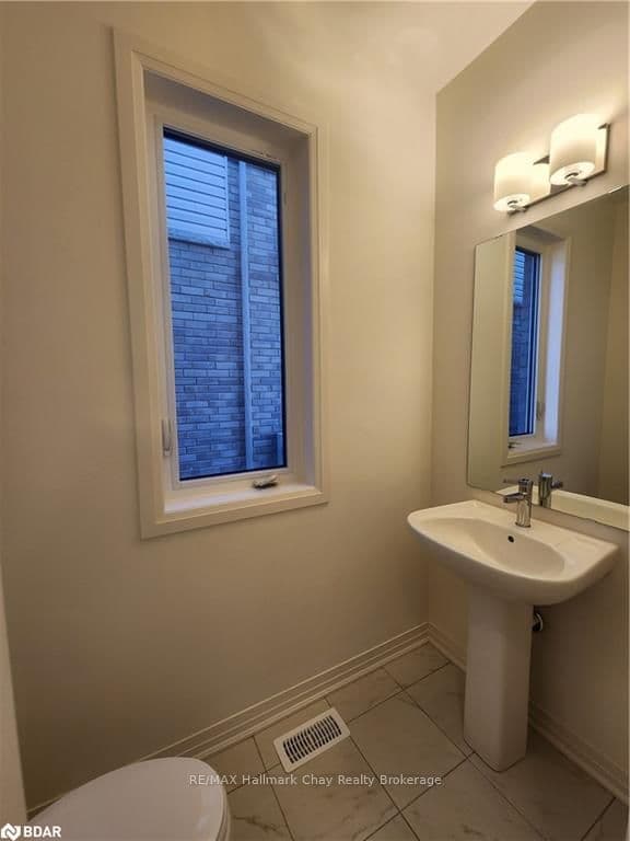 main floor powder room