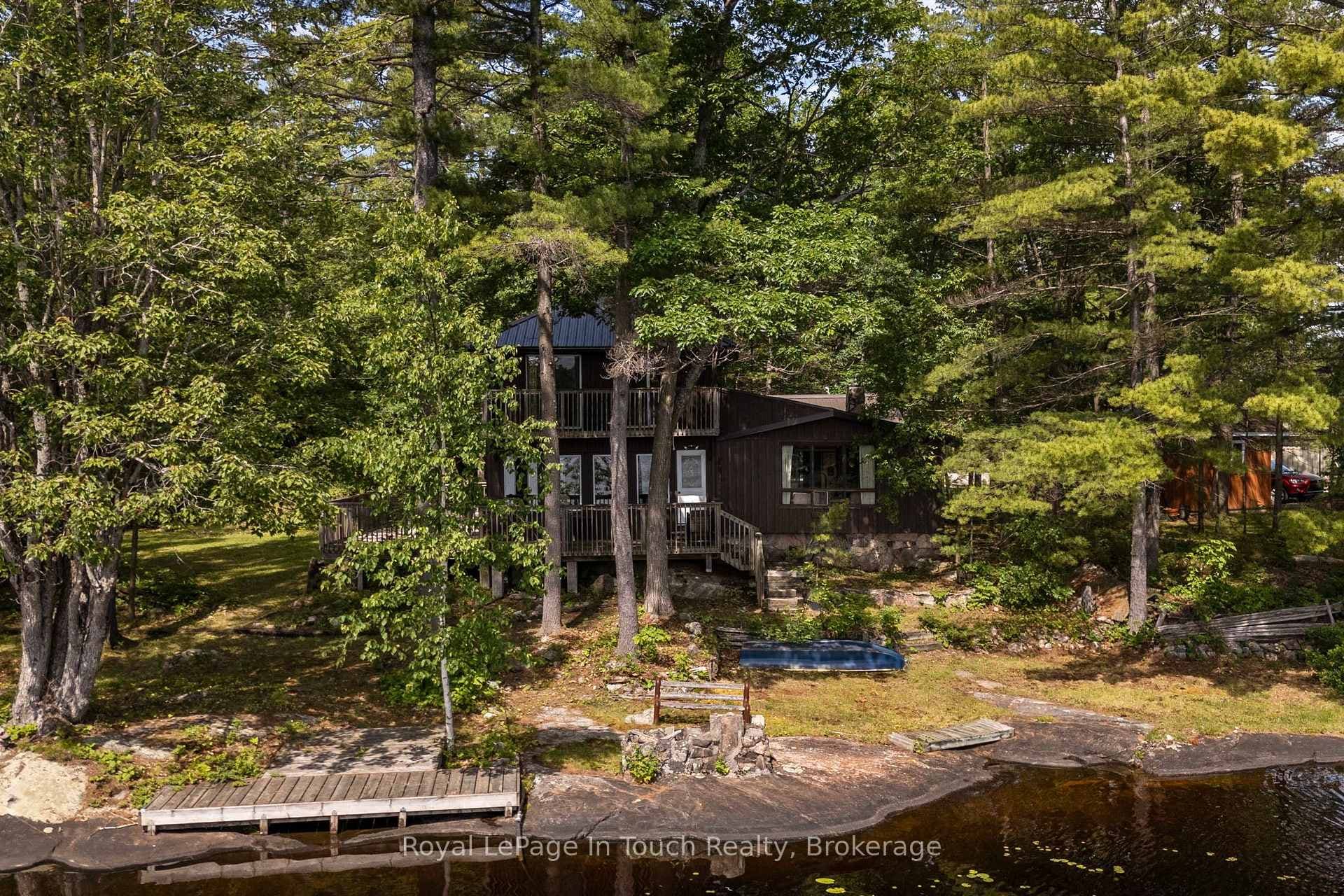 Cottage is peeking thru