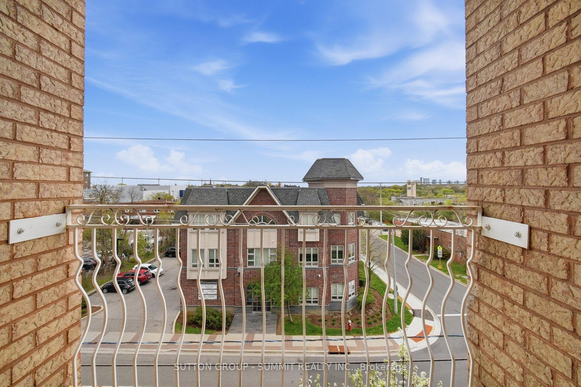 View form the balcony