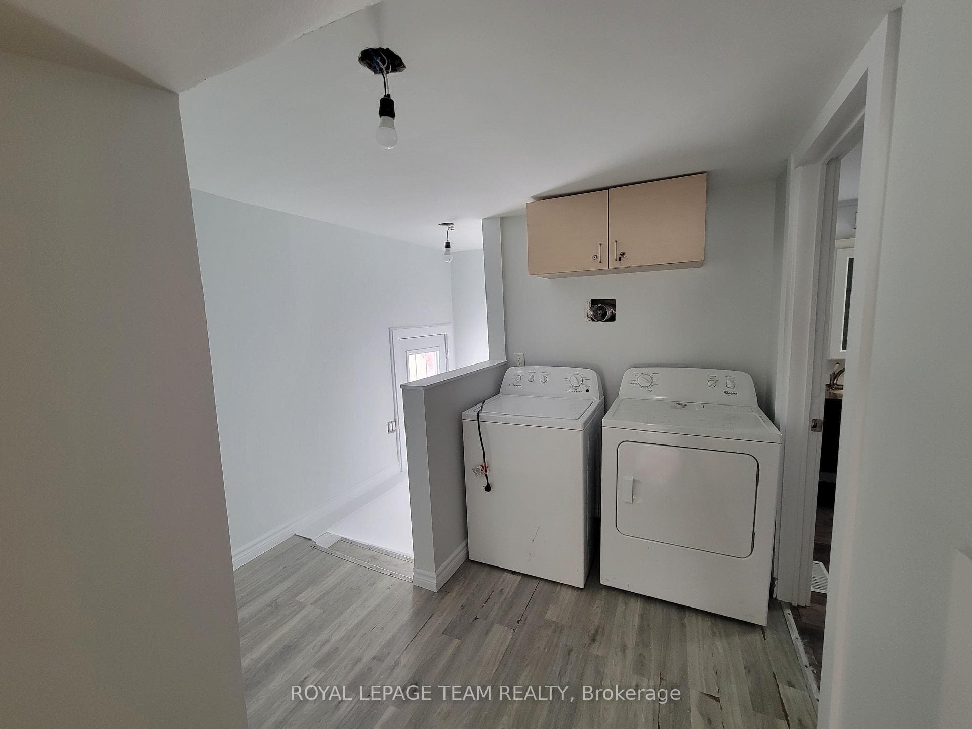 Main floor laundry.