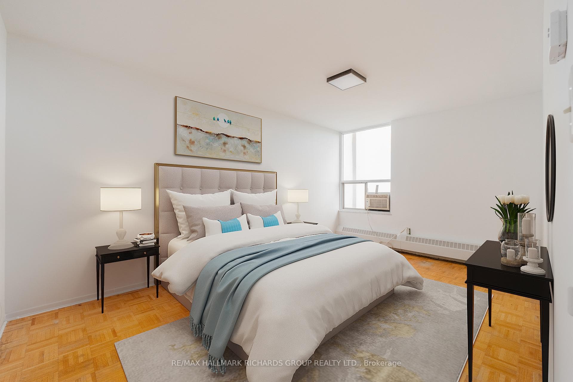 Primary Bed - Staged