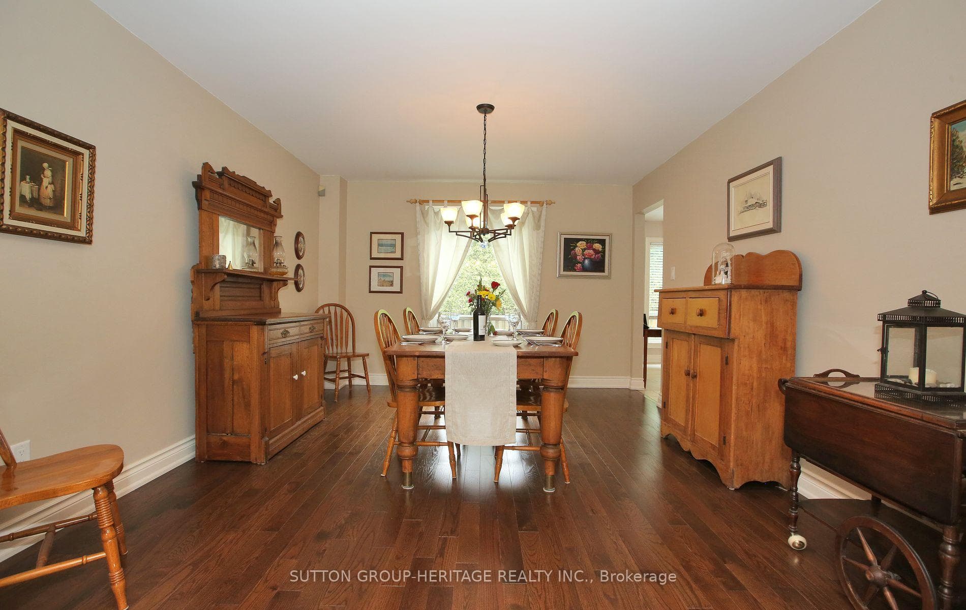 View of Dining Rm from Living Rm