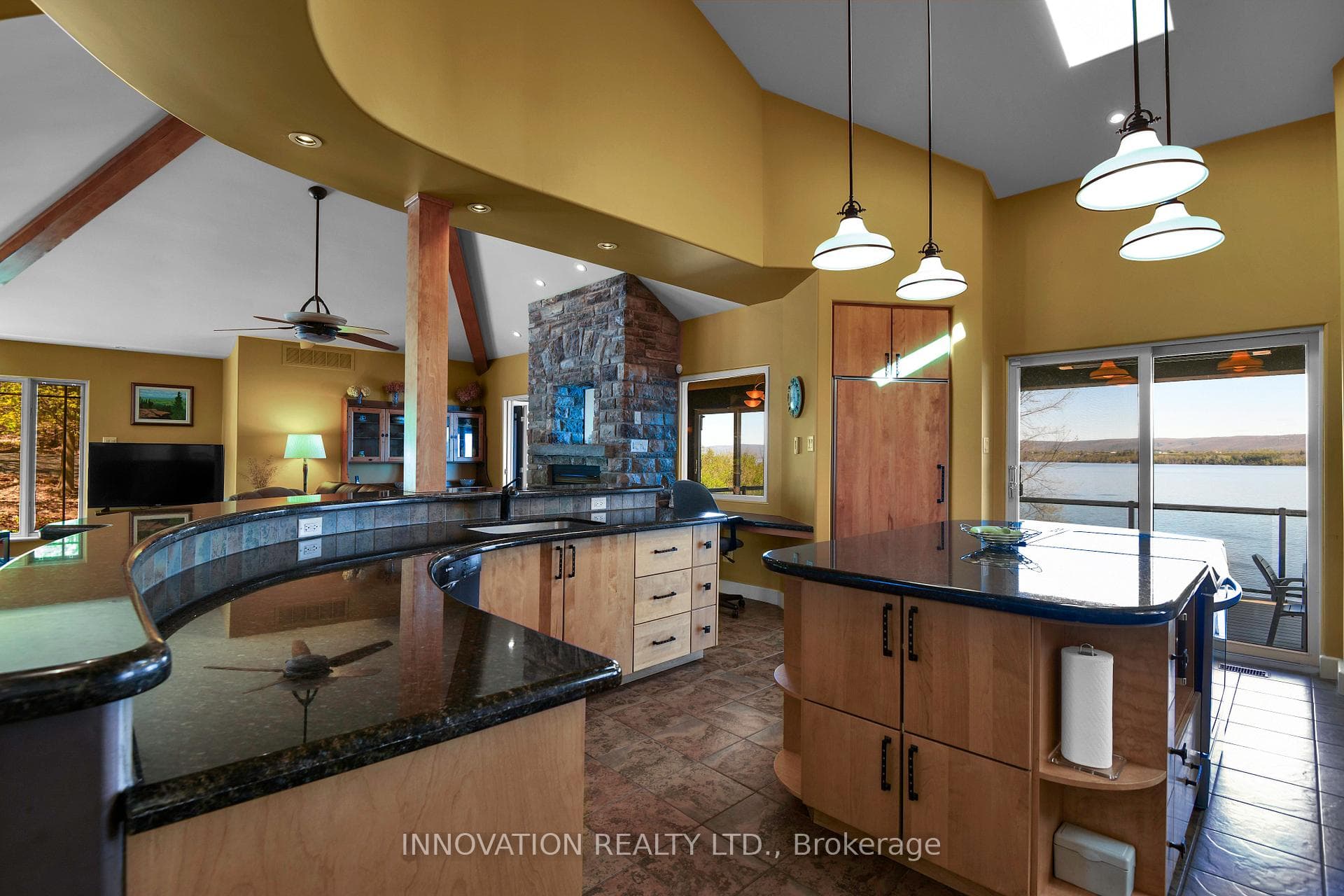 Custom Kitchen w/plenty of cabinetry & work space