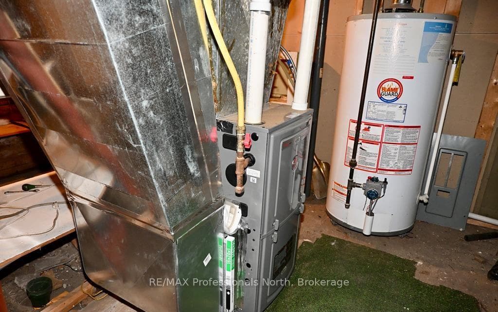 Old part of full basement