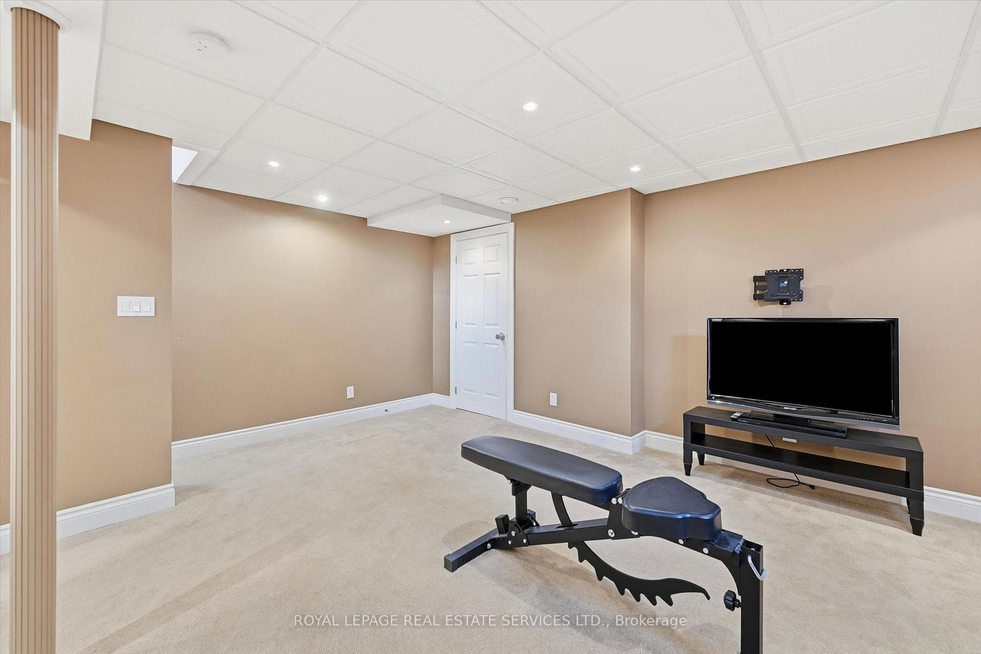 Versatile Space Ideal for a Gym, Family Rm. or Den