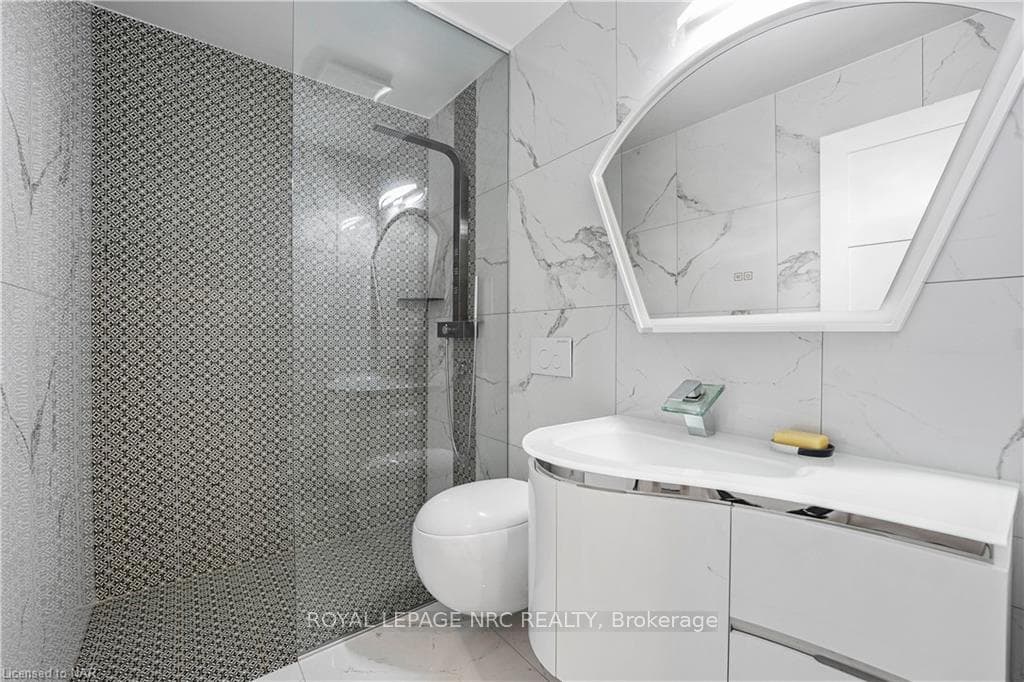 An immaculate 3-piece bathroom services the two ot