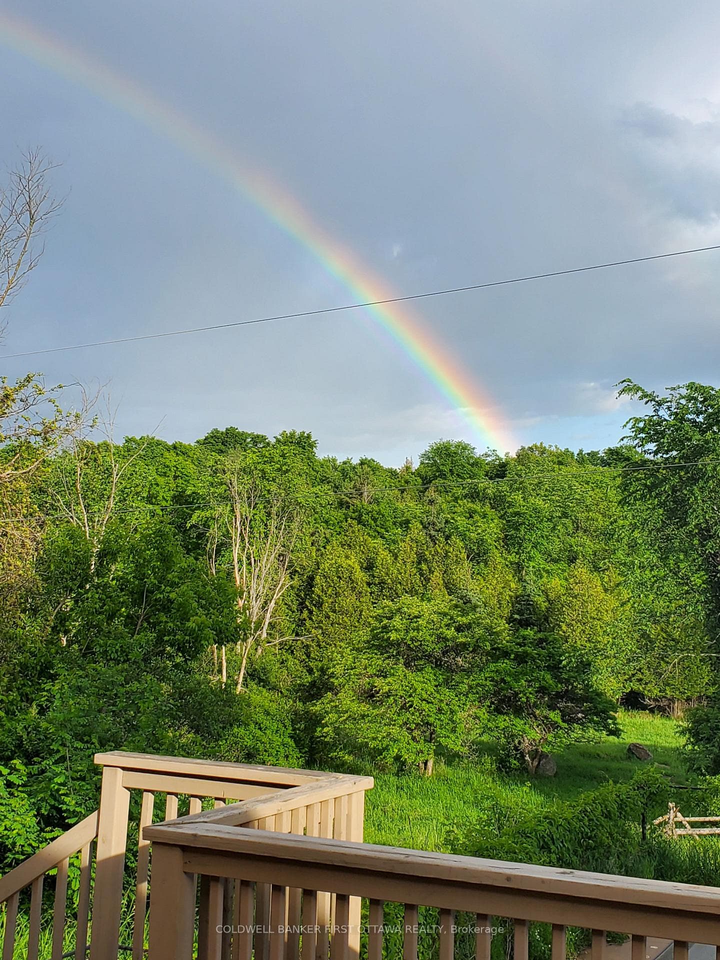 Rainbows over nature