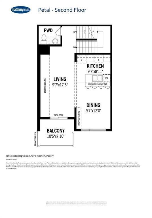 Images provided to showcase builder finishes only