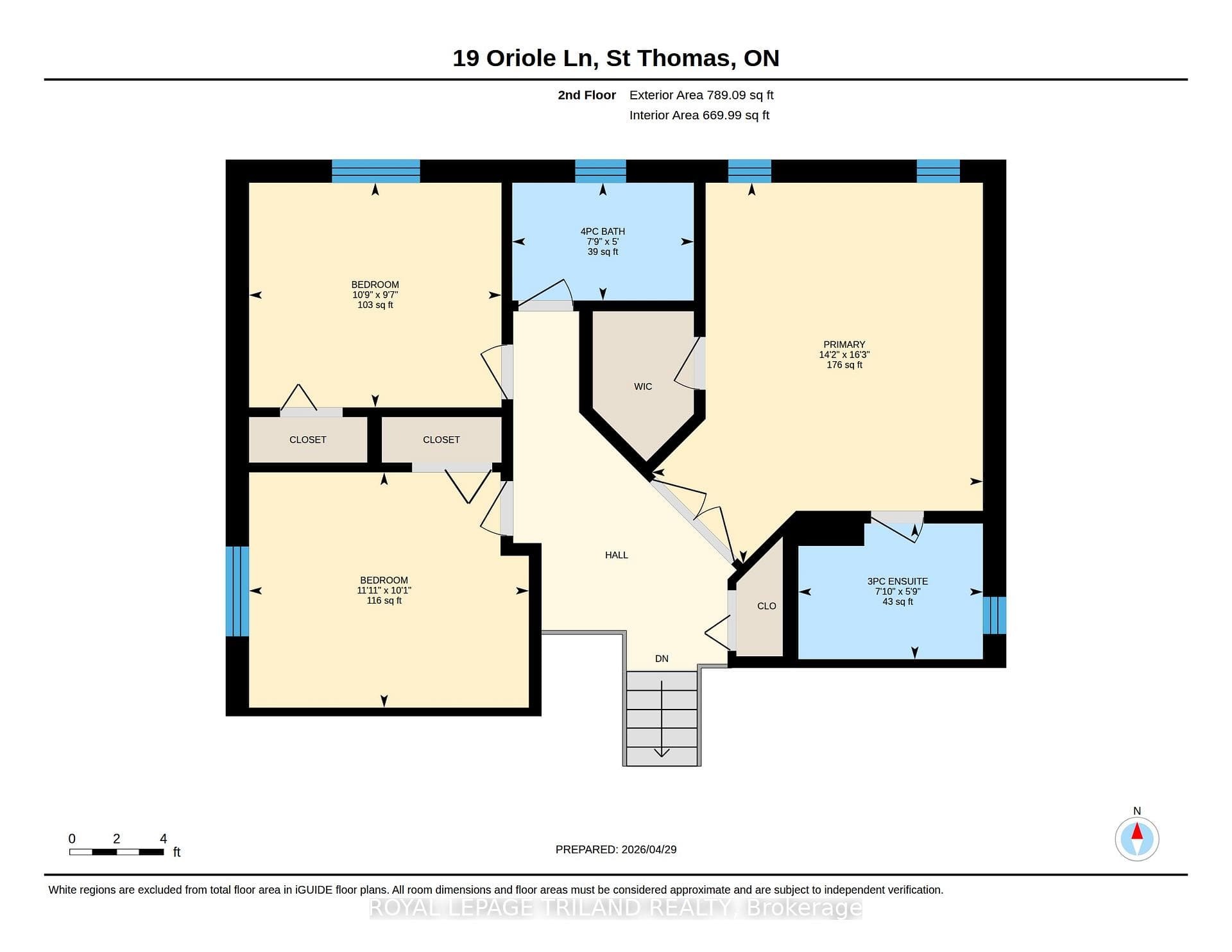 19 ORIOLE LANE, ST. THOMAS - FLOOPLAN 2ND FLOOR