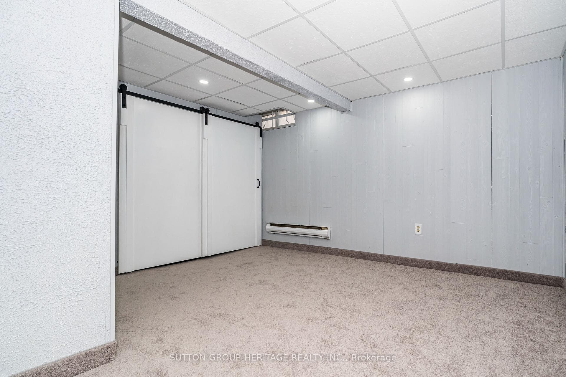 Barn Doors to Laundry Area