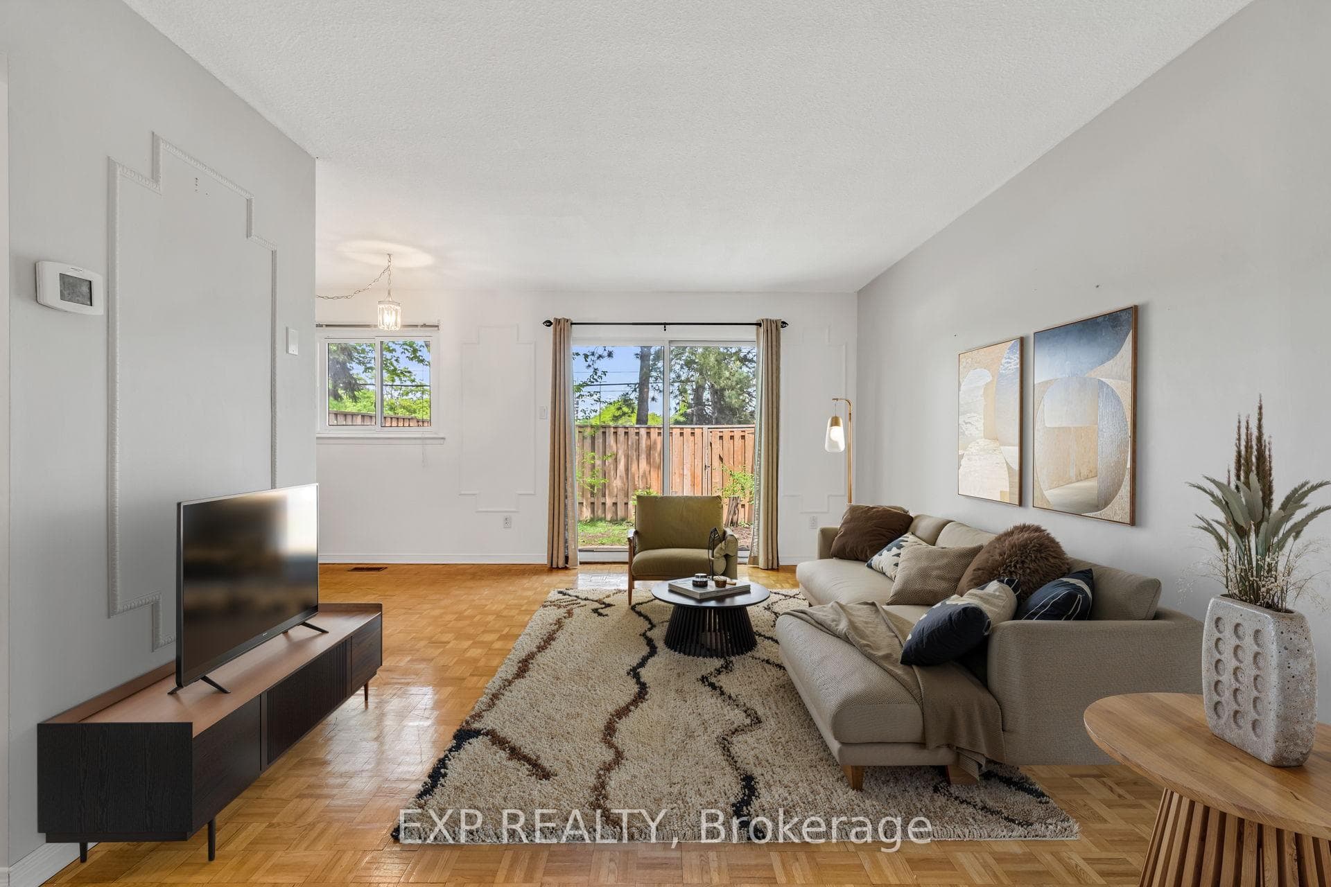 Spacious living area.