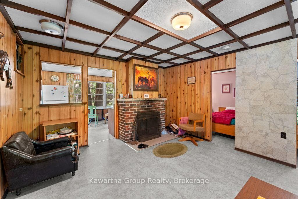 Living Room with Fireplace