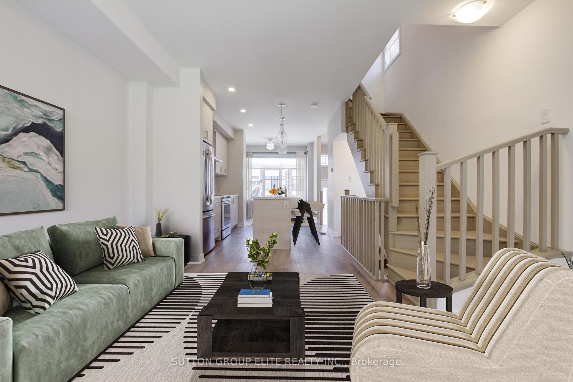 Staged Staircase to 3rd Floor