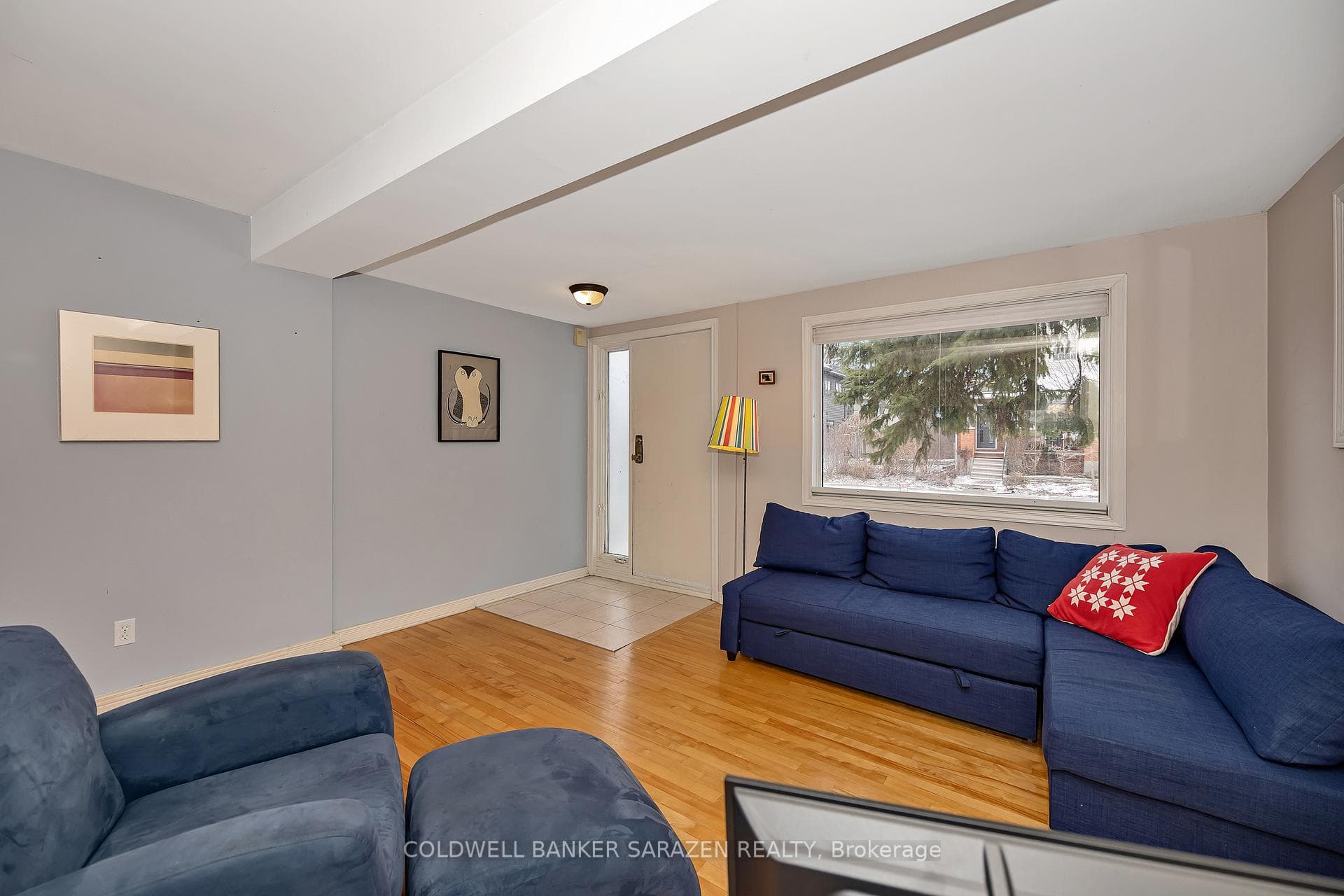Living room - hardwood floors
