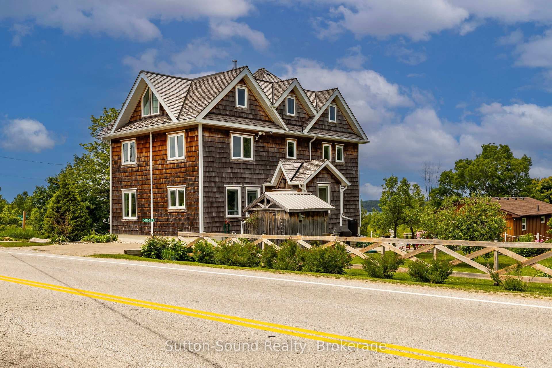 Red Cedar exterior siding and roof
