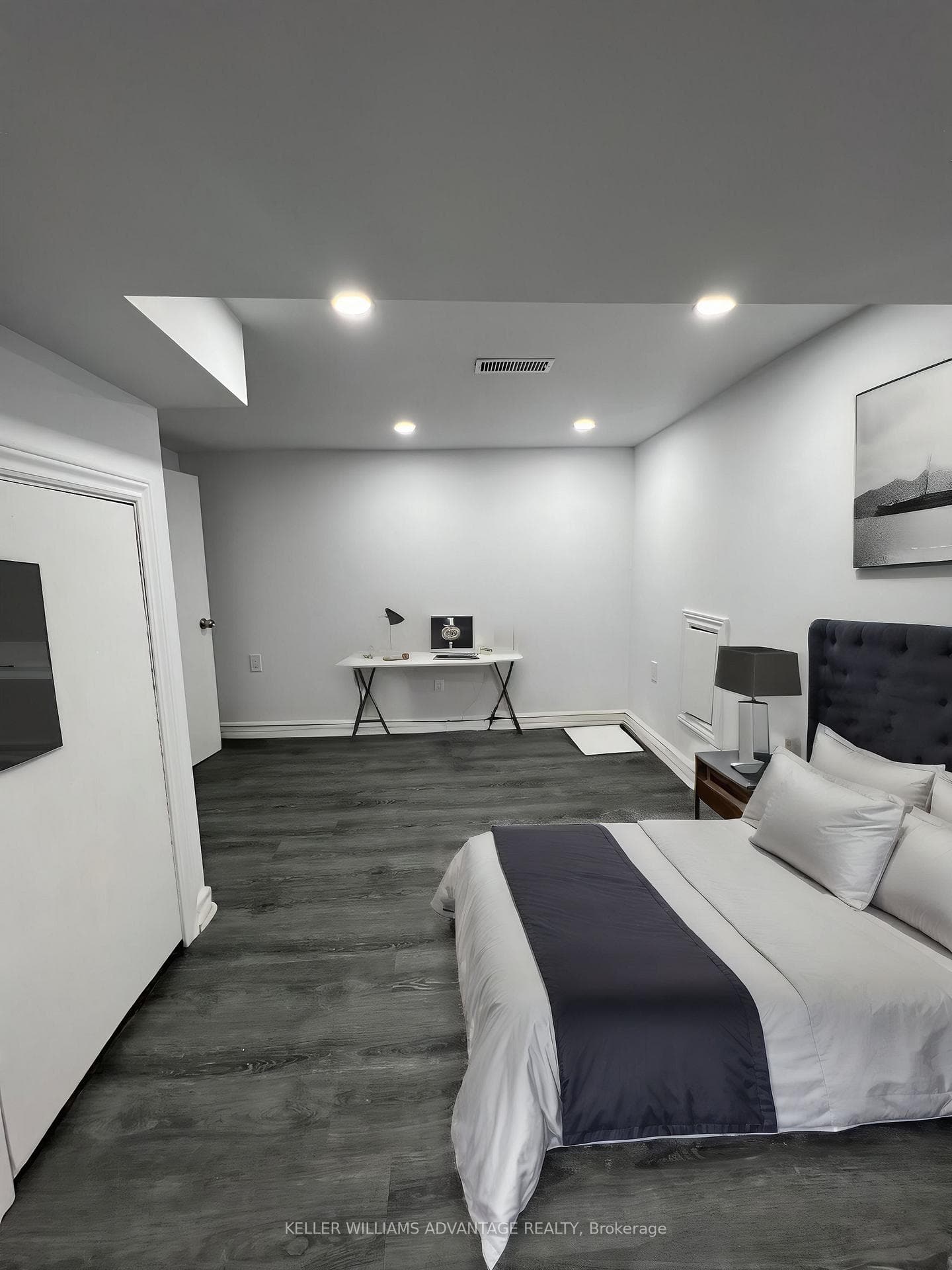 Virtually staged - Bedroom