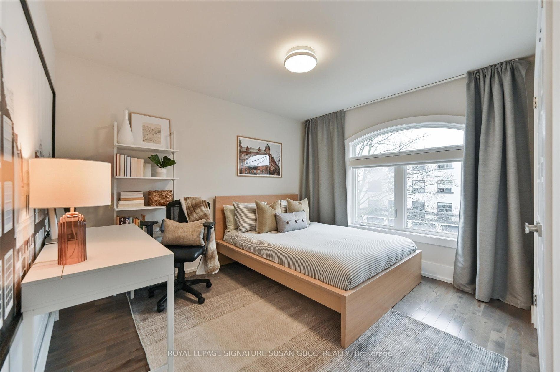Front bedroom with double closets