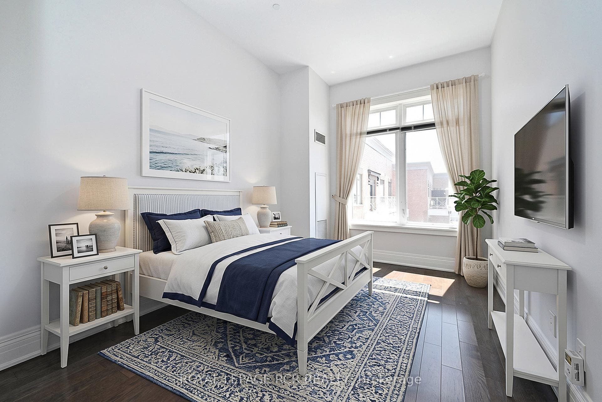 Virtually Staged 2nd Bedroom