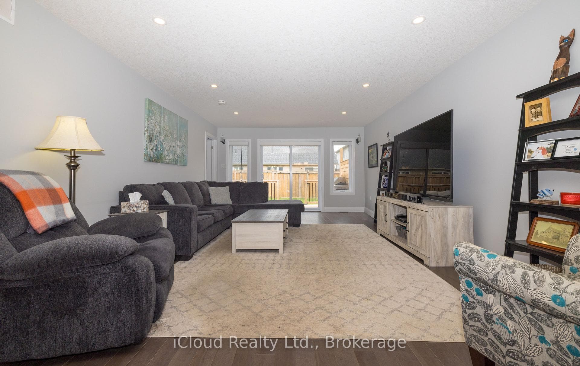 Living Room with W/O to Deck