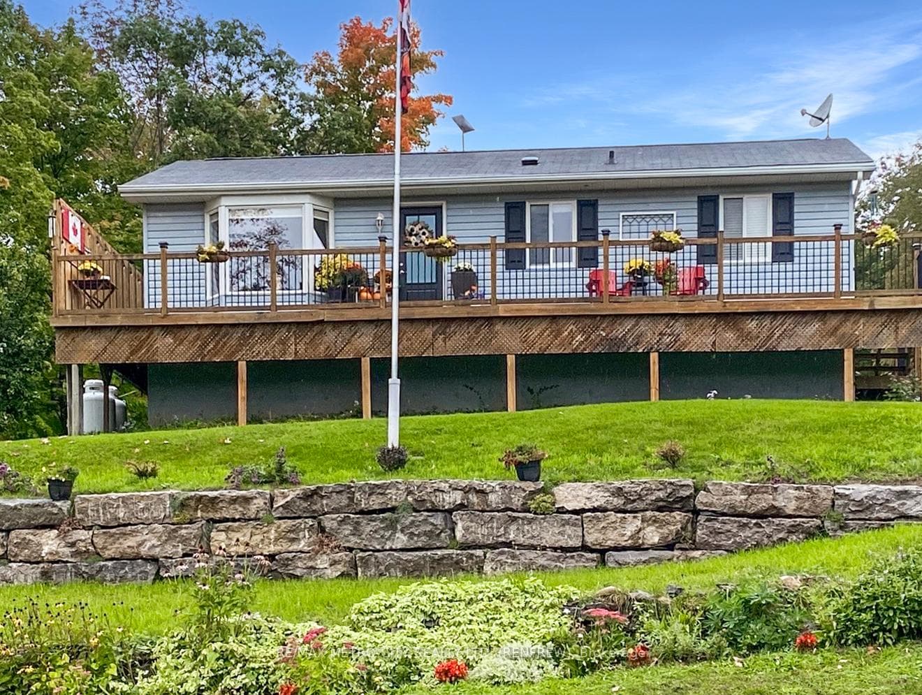 House in the Summer with Garden