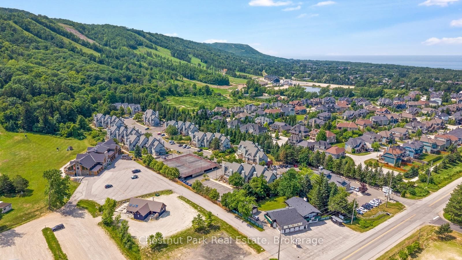 North Creek Resort at Blue and area aerial view