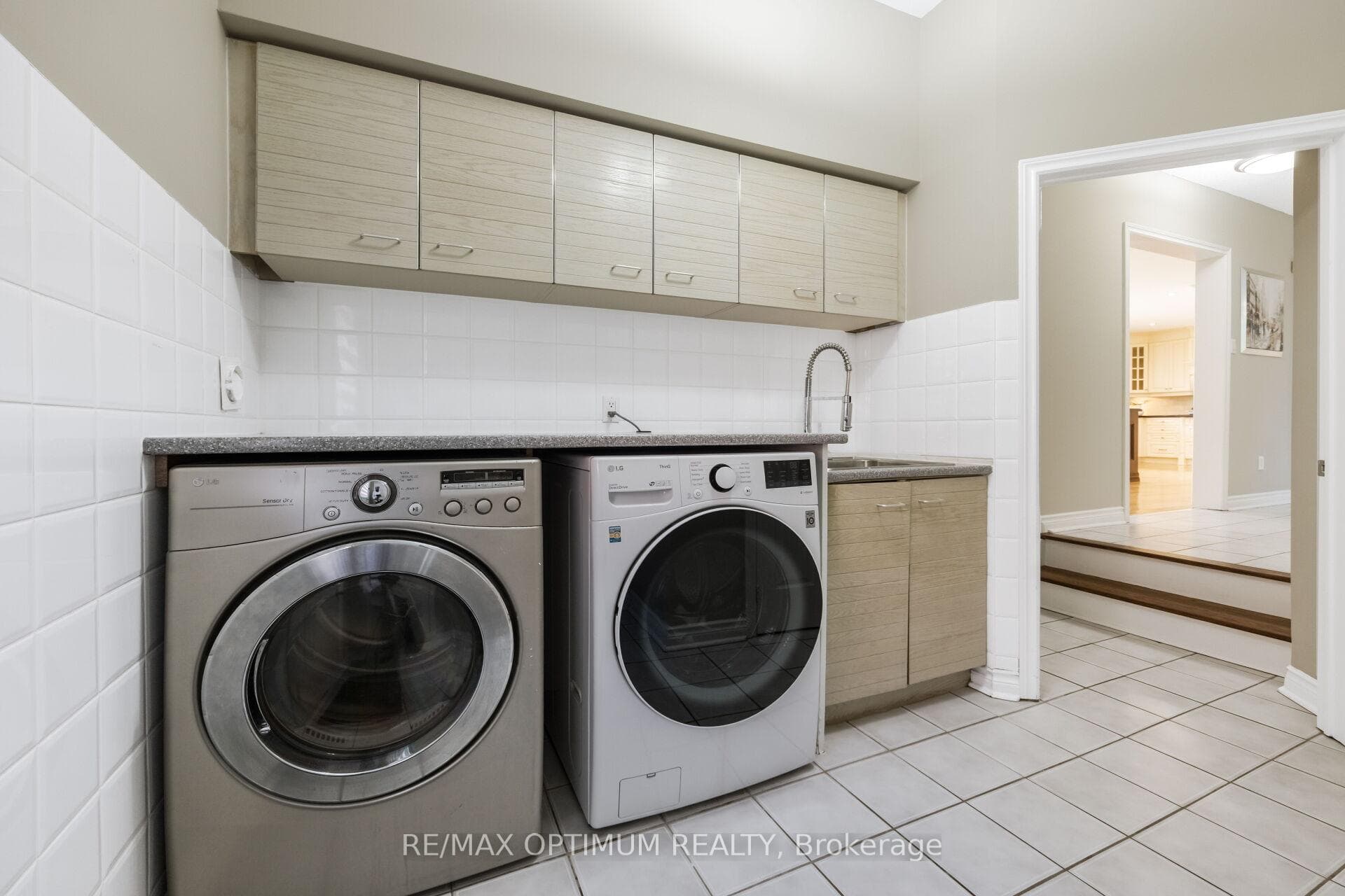 Convenient main floor laundry room