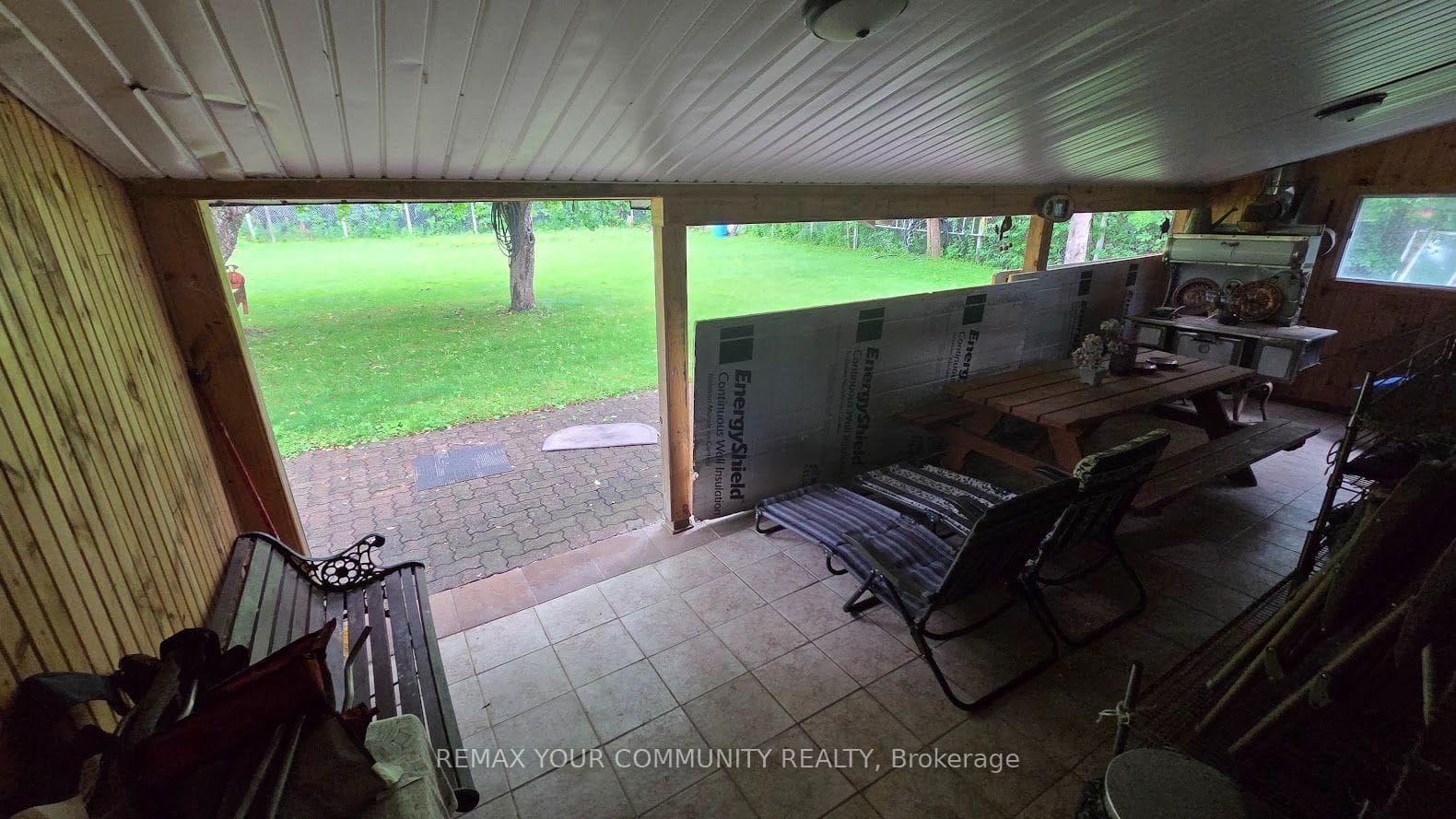 Back Patio Covered