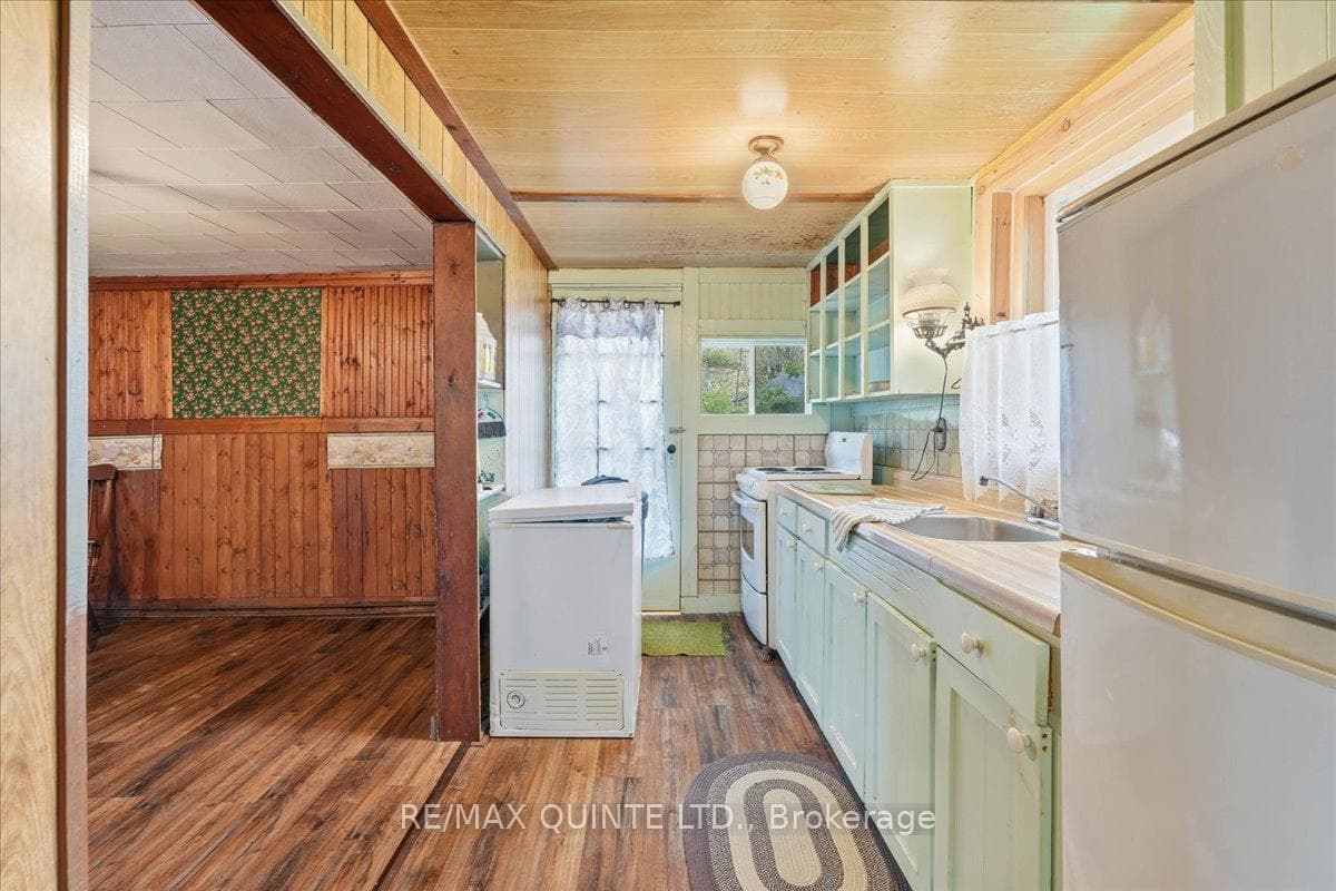 kitchen and living room