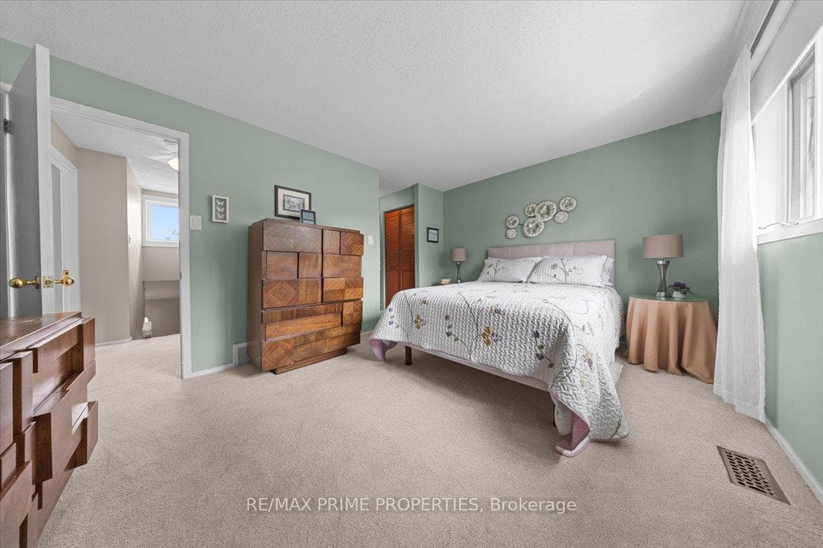 Primary bedroom with cheater ensuite