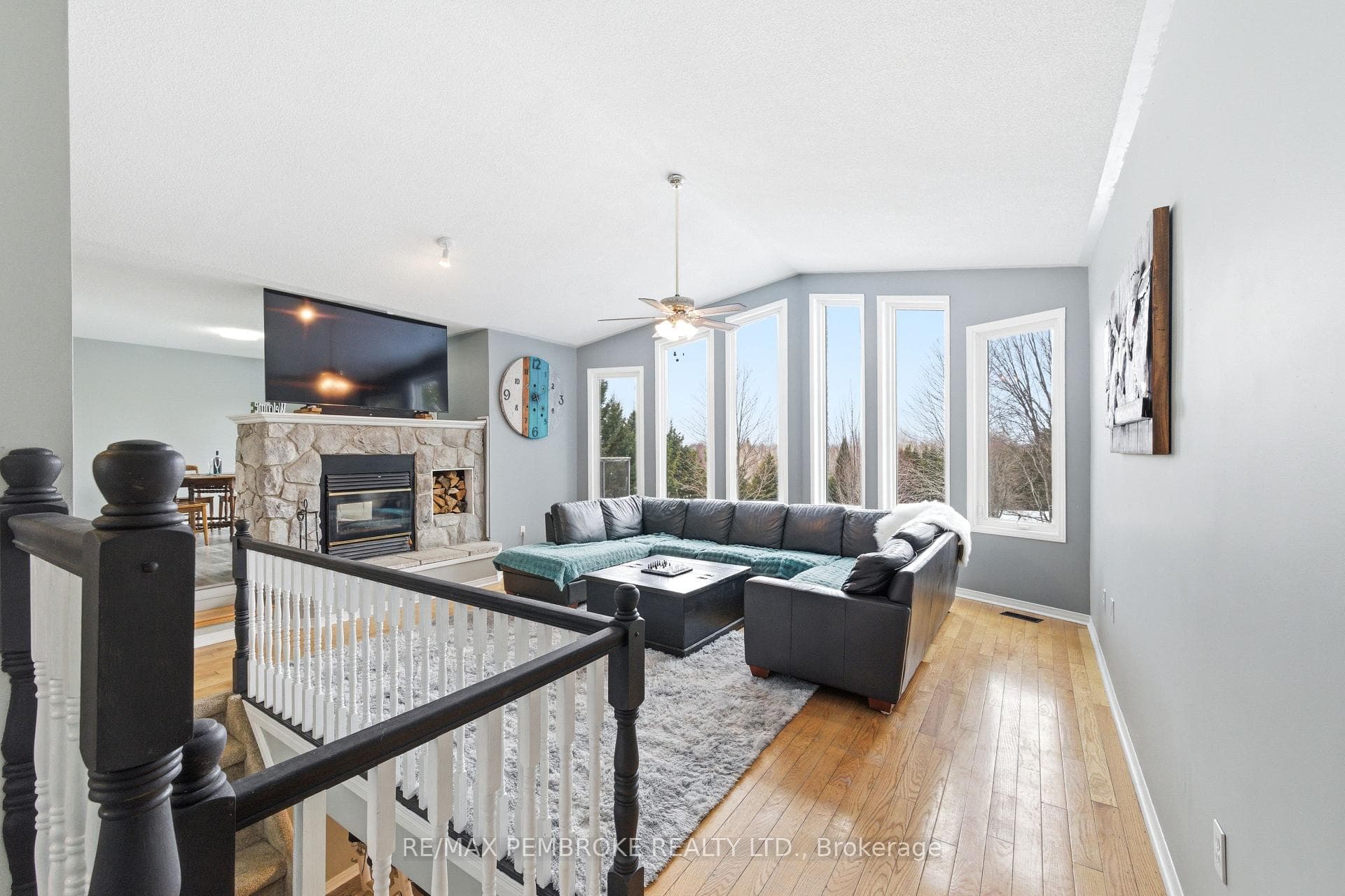 Sunken living room