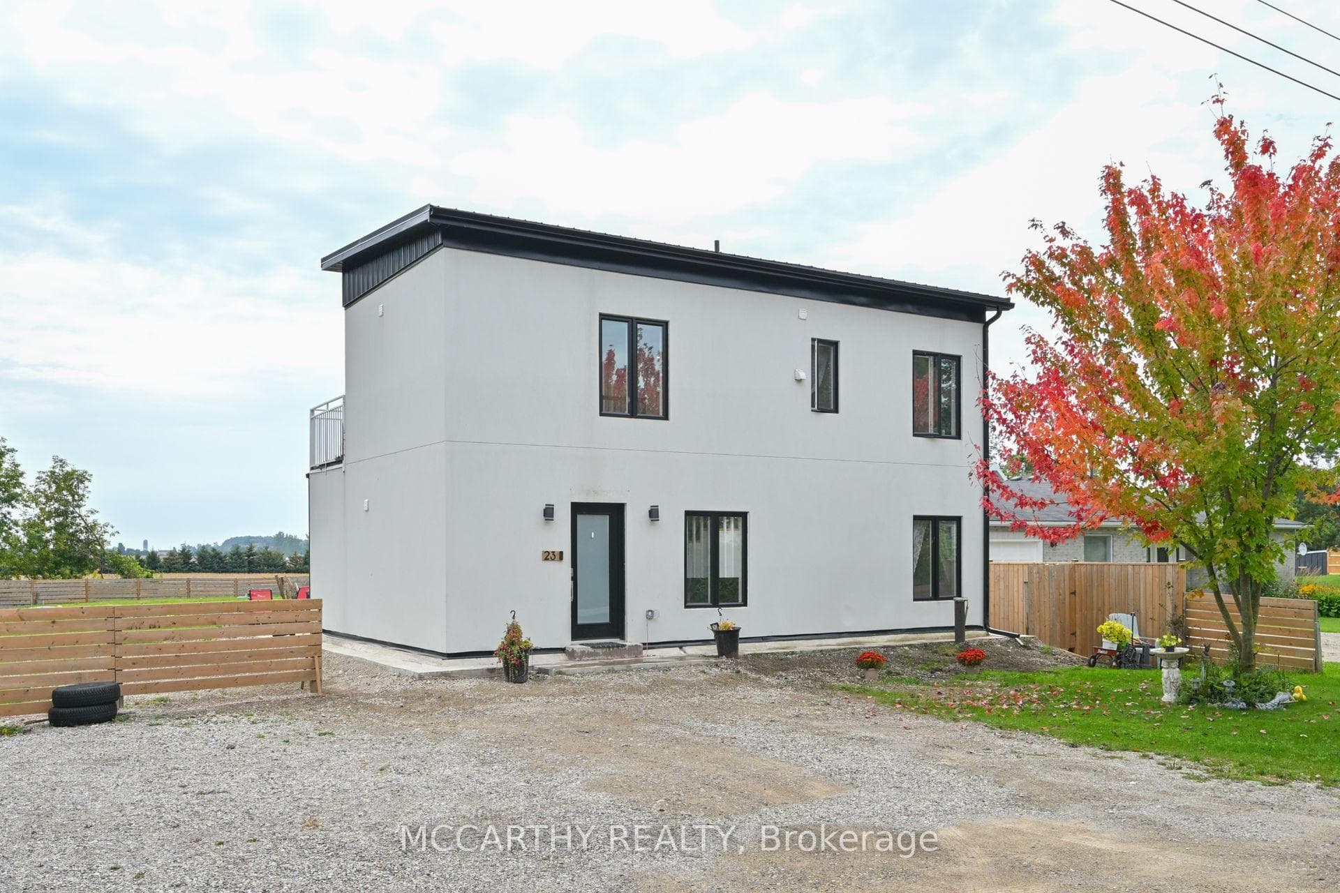 Modern Stucco two storey