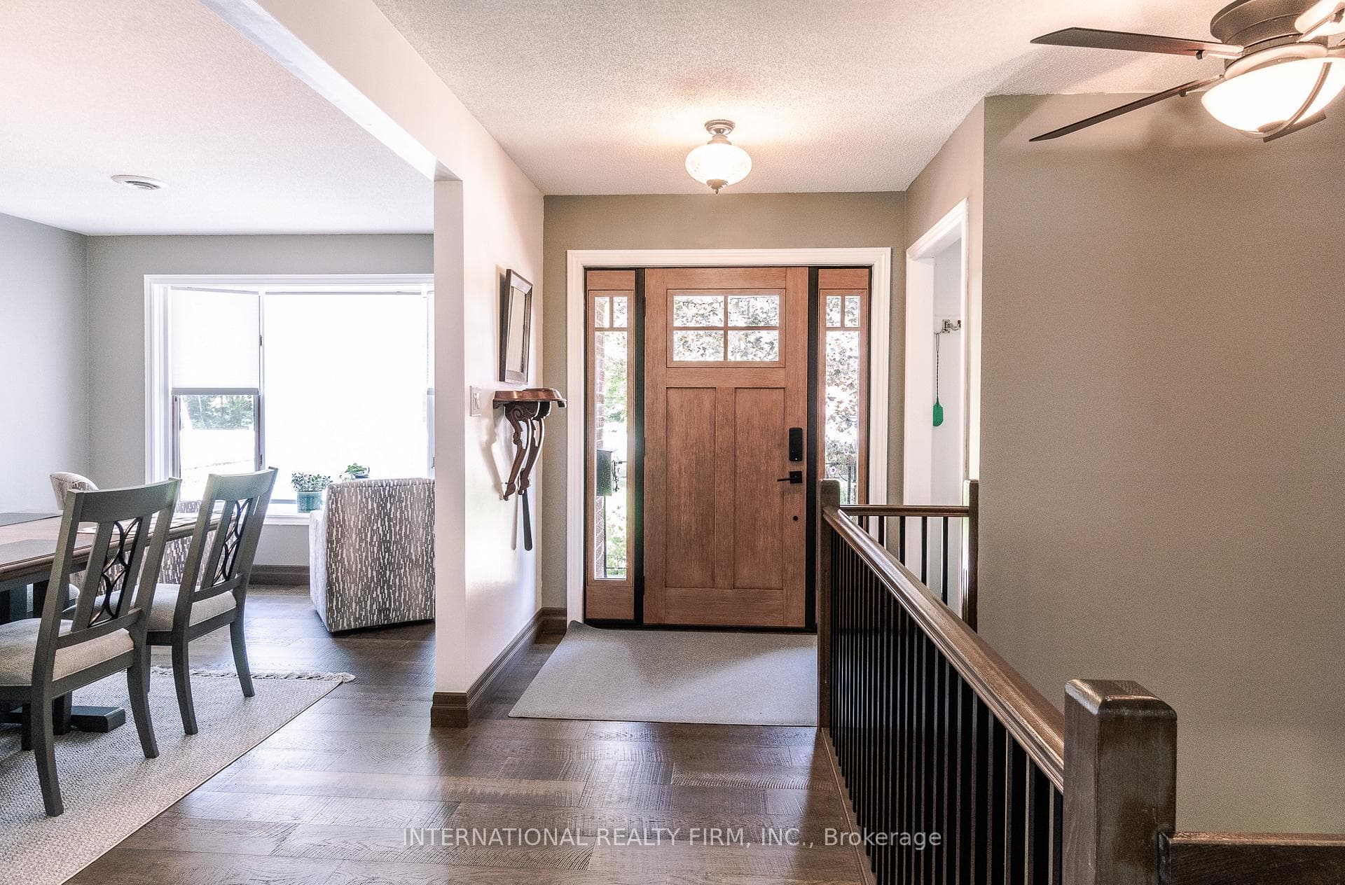 Spacious foyer.