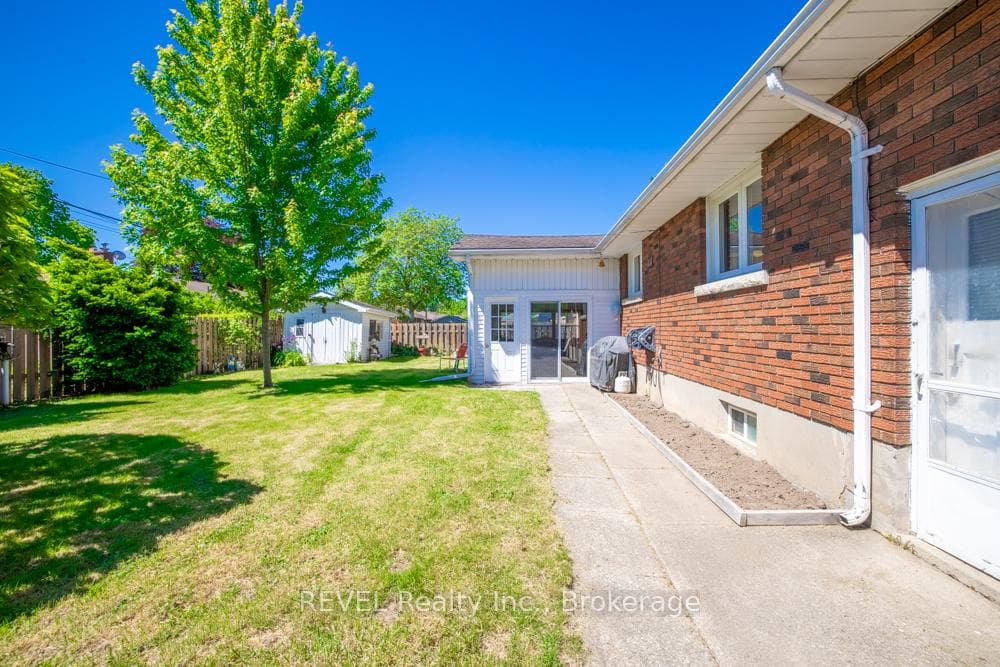 The door to the right is the entry to the garage.