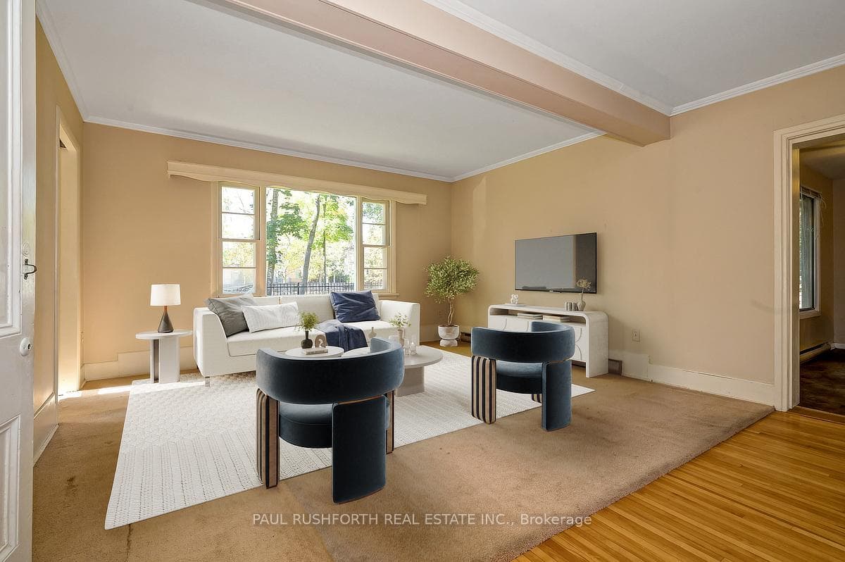 Virtually Staged-Apt 2 Living Room