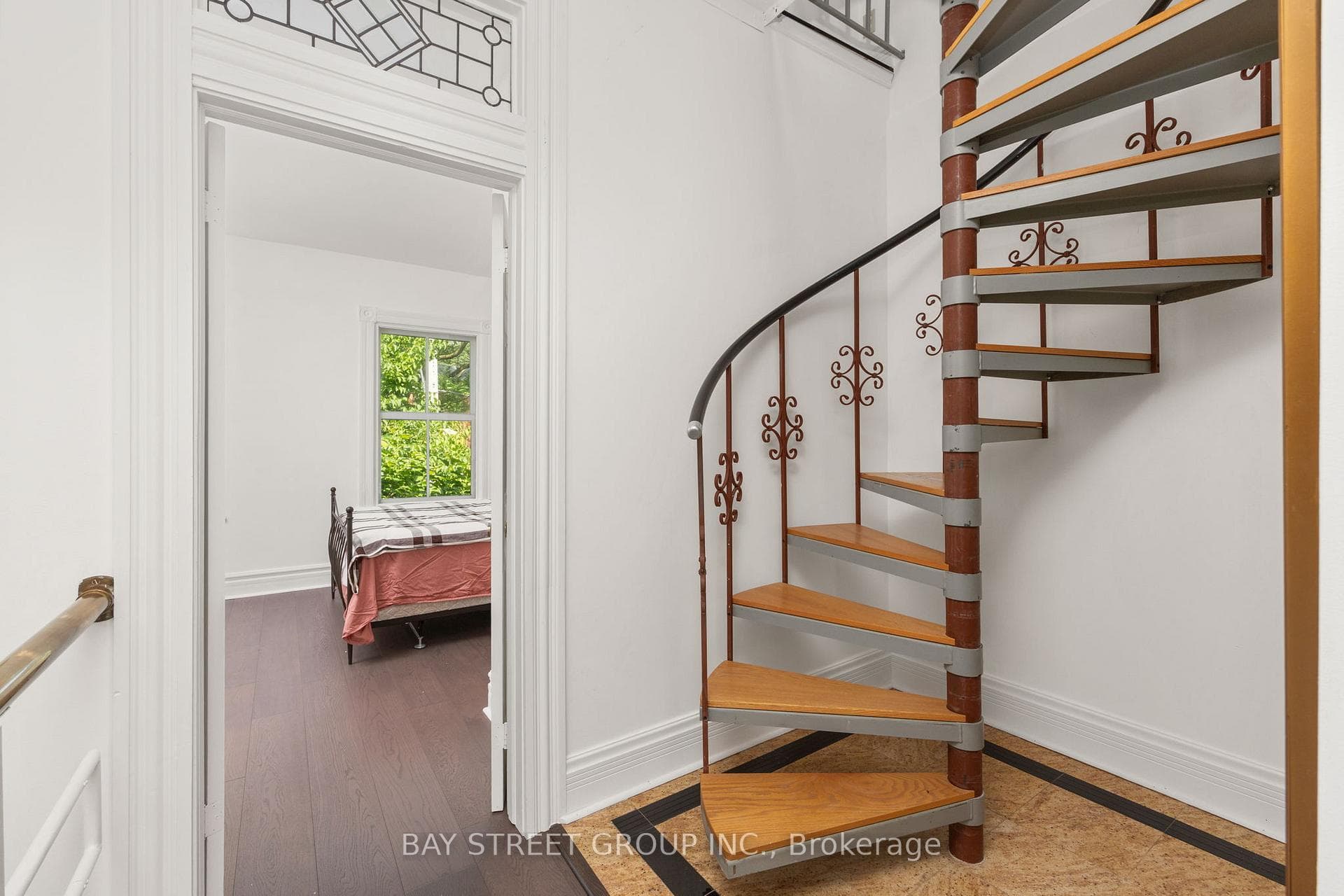 Spiral Staircase to 3rd Floor Loft