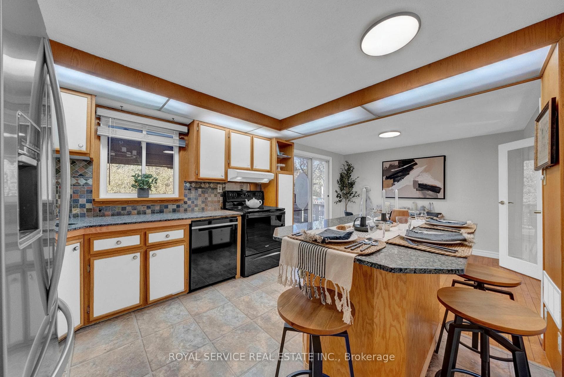 Open Concept & Views of Backyard