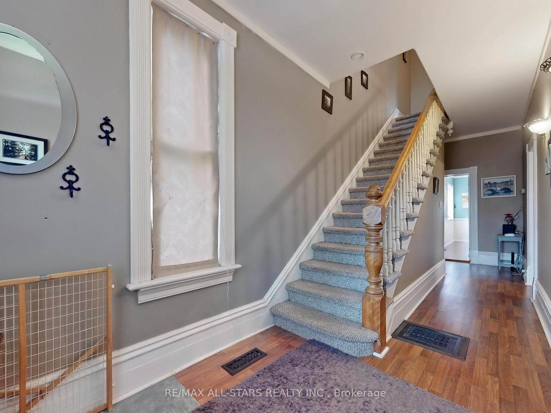 Wide trim and baseboards
