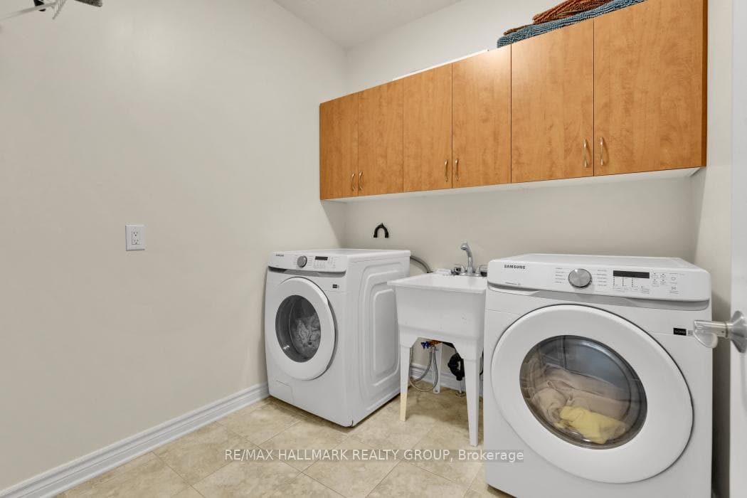 Main floor laundry.