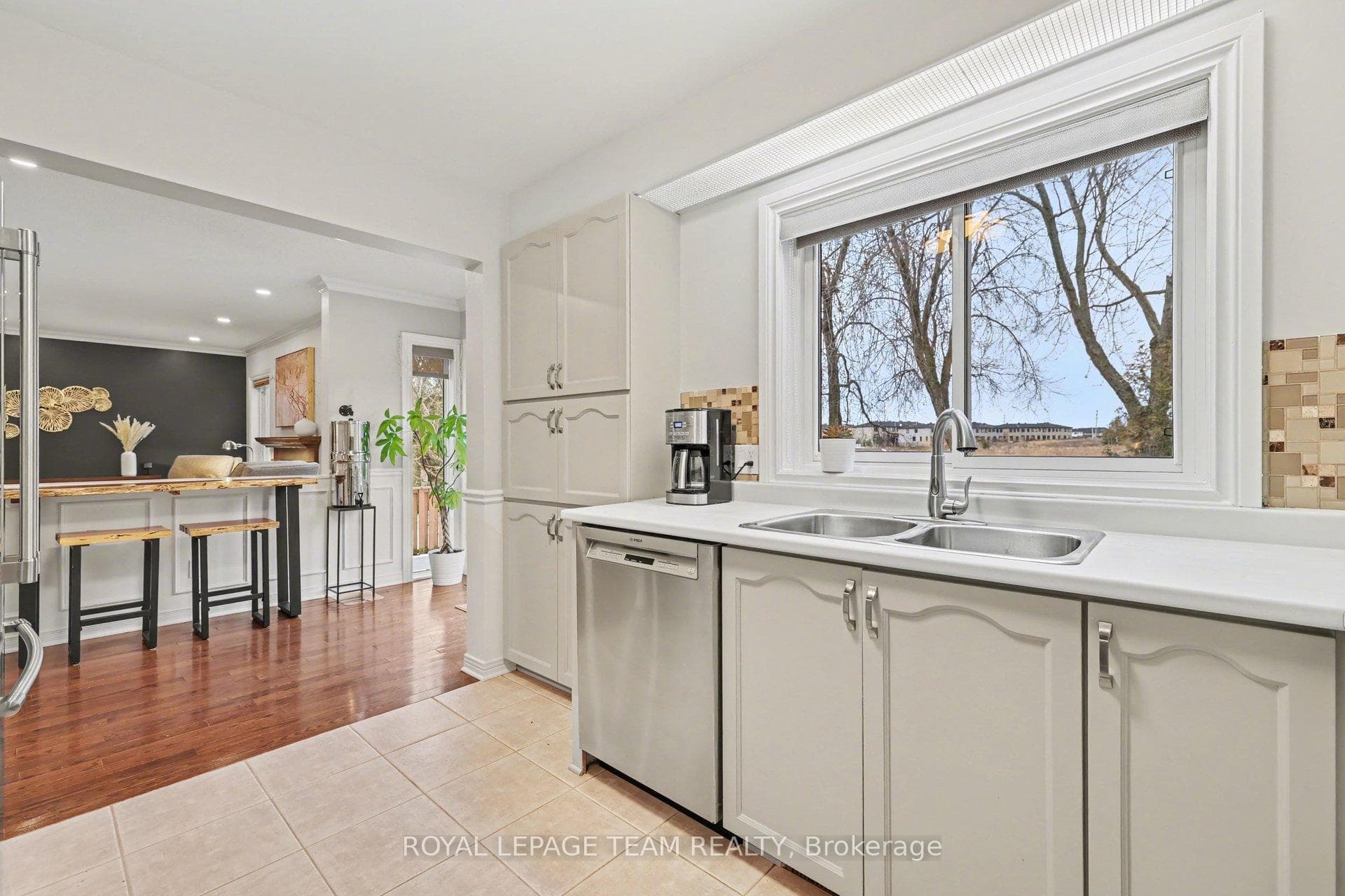 Kitchen with breakfast area.