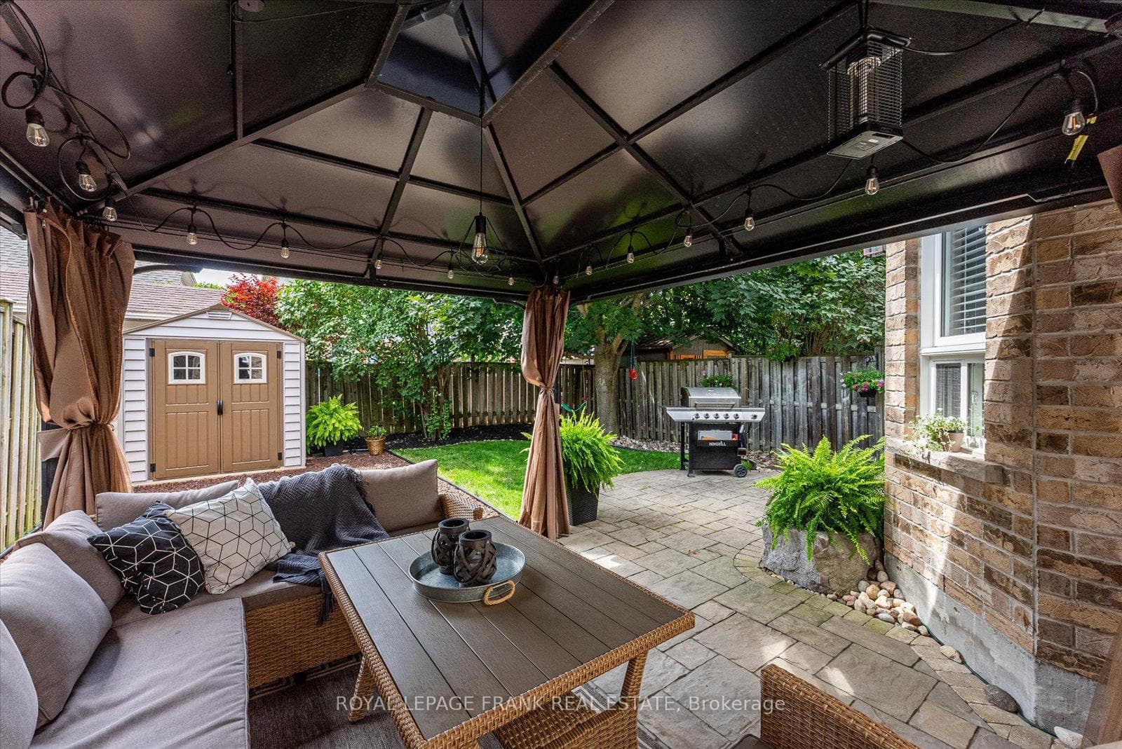 Backyard and Gazebo