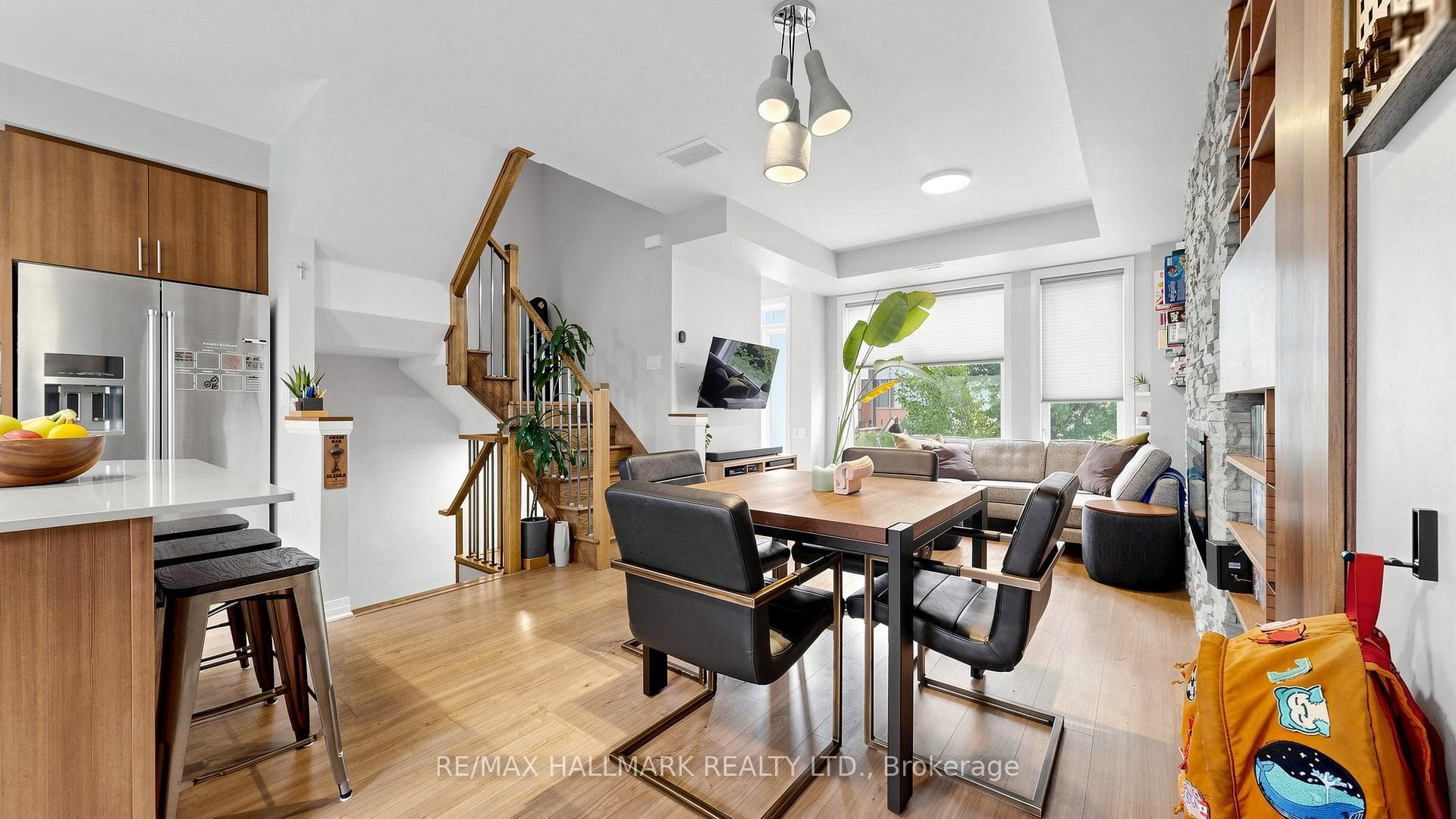 Living room, dining room, kitchen