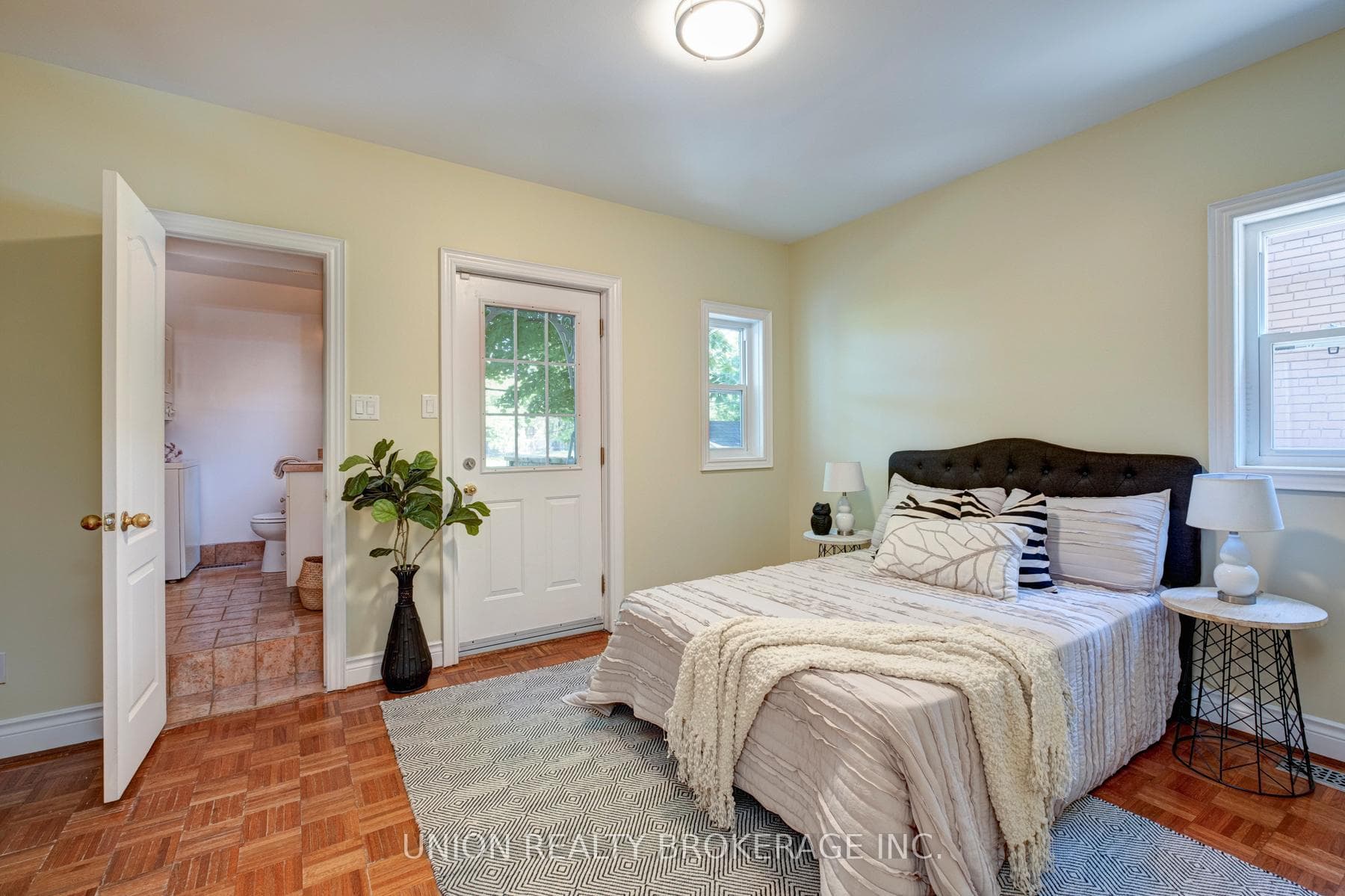 Main floor bedroom with ensuite