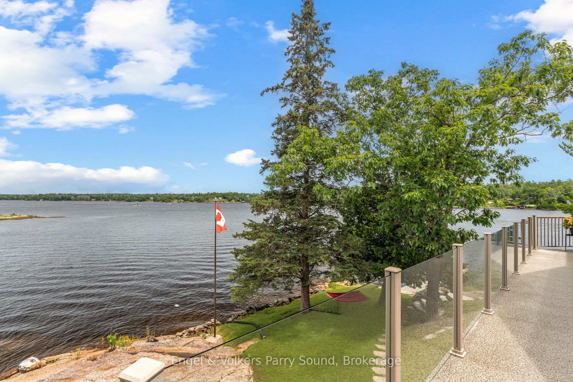 Waterside deck