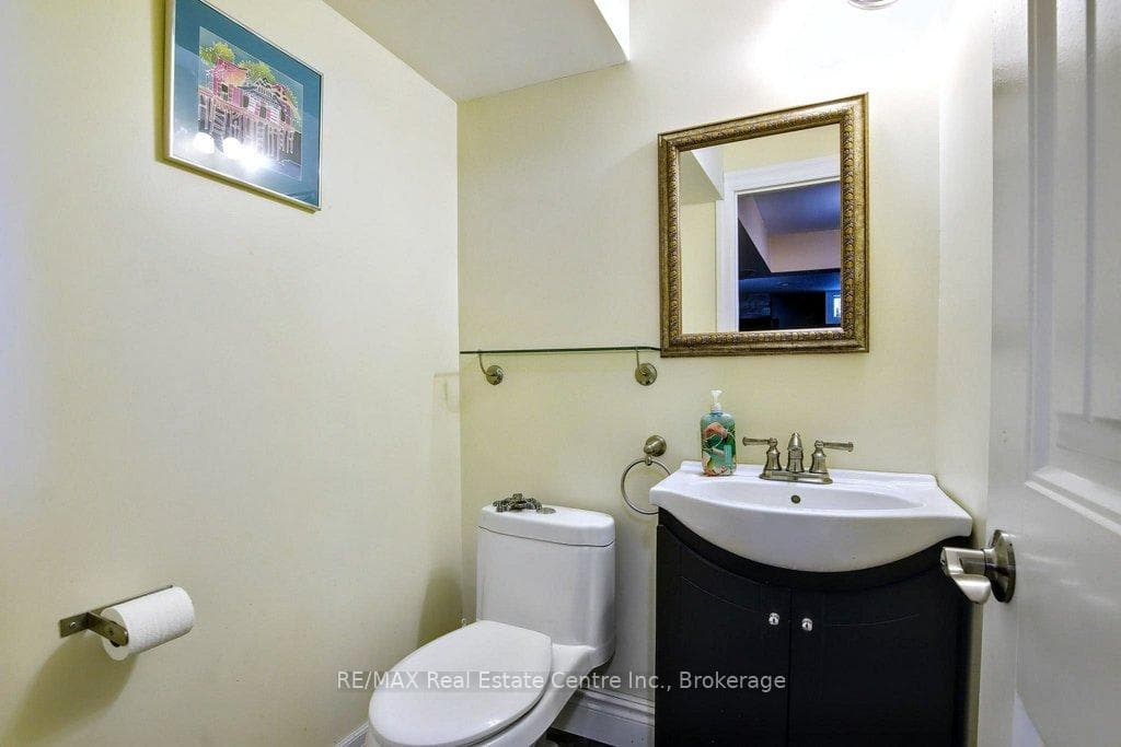 basement powder room