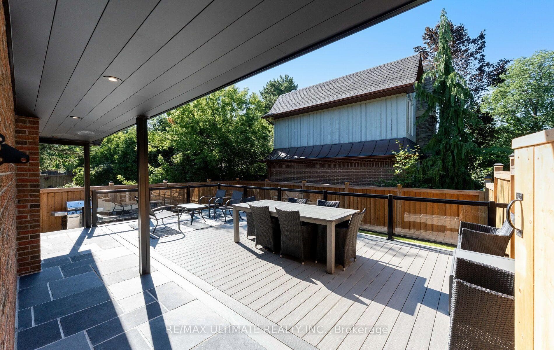 Private backyard