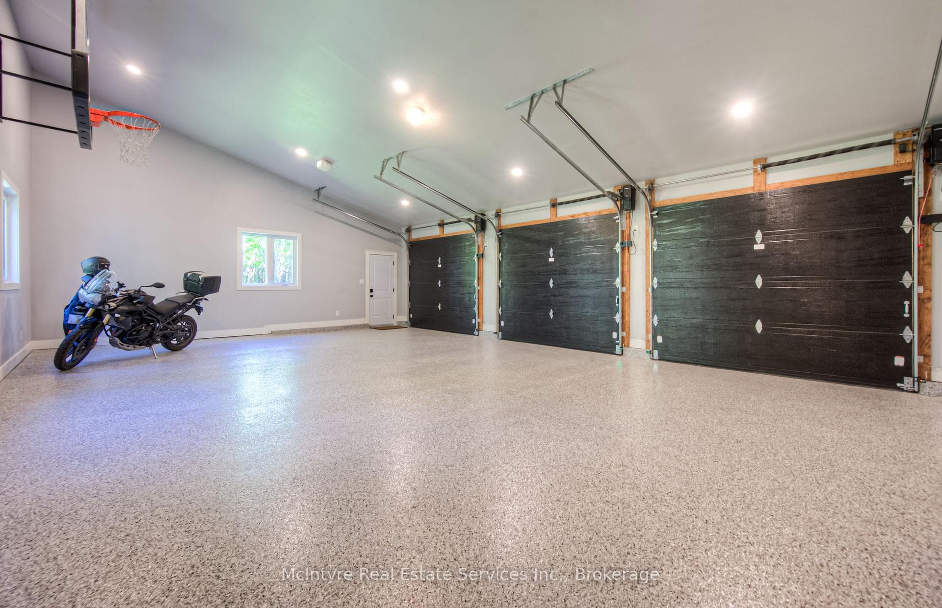Triple garage attached