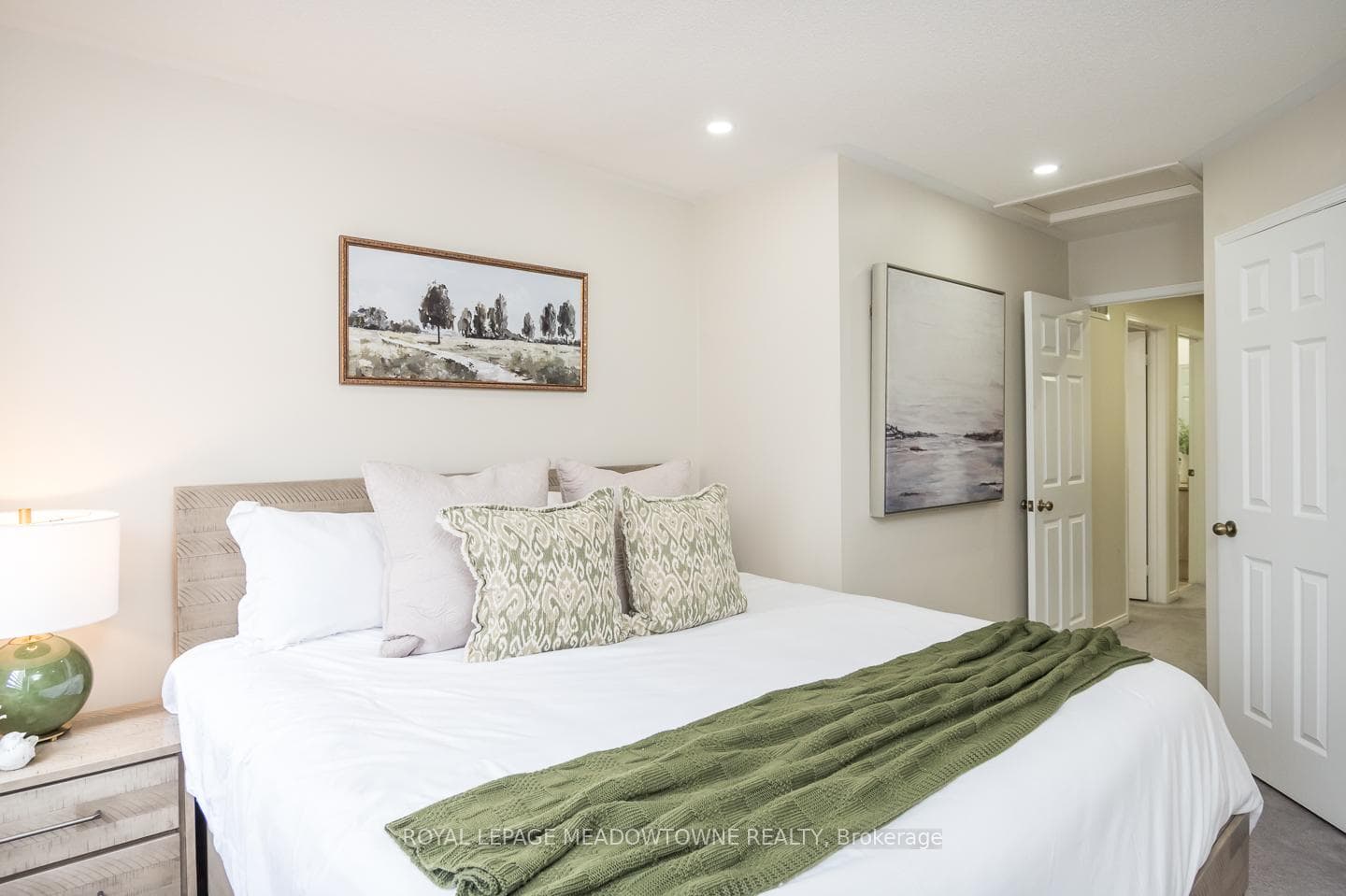 spacious bedroom
