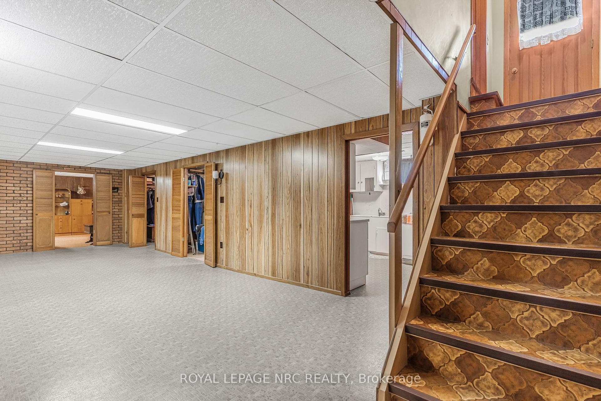 Finished basement.